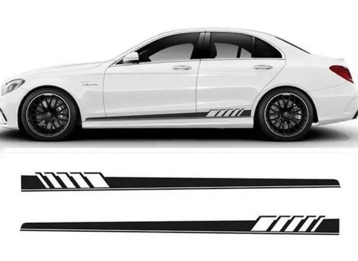 tem dán sườn xe hơi, Tem xe dán hông xe thể thao