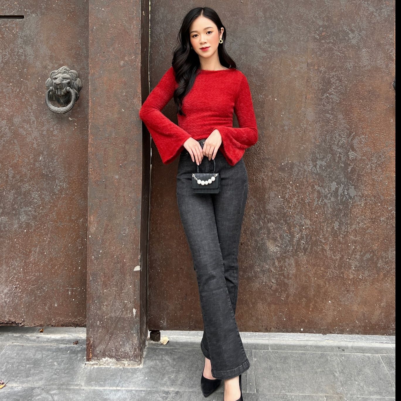 Olv - quần doyle flare jeans