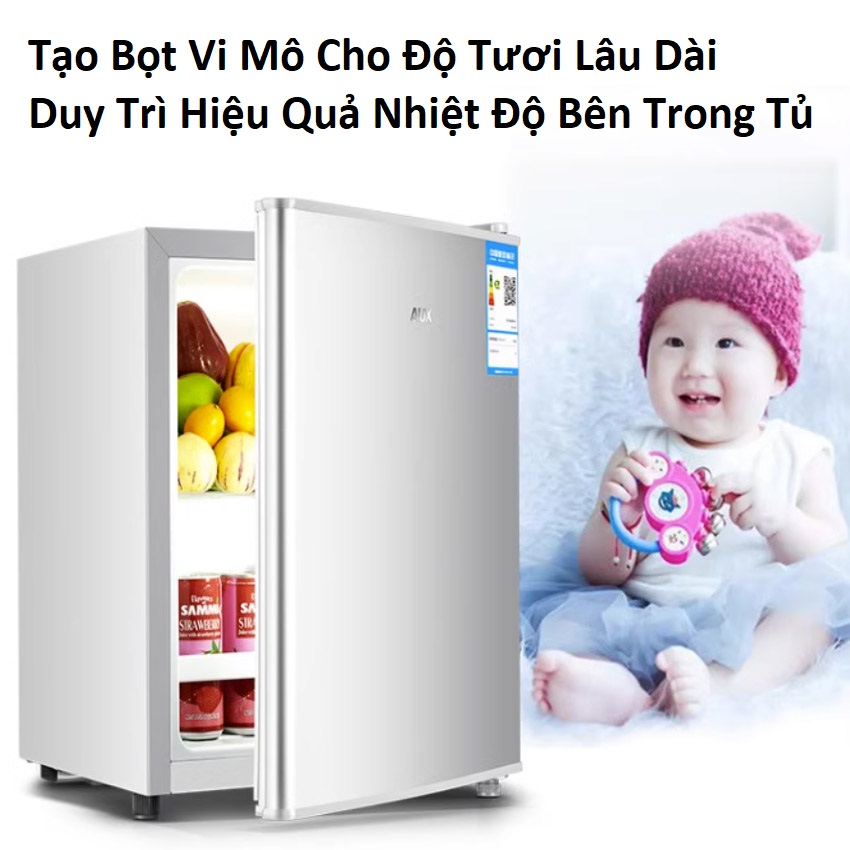 Tủ lạnh mini aux dung tích 22l bảo quản thực phẩm, mỹ phẩm, sữa trẻ em - tủ lạnh ô tô aux 22l bảo hành 1 năm
