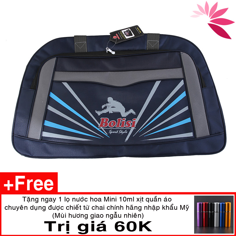 Túi du lịch size lớn , túi thể thao siêu bền , chống thấm nước nhiều màu sắc Bolisi 63 x 38 x 26cm tặng nước hoa 40k
