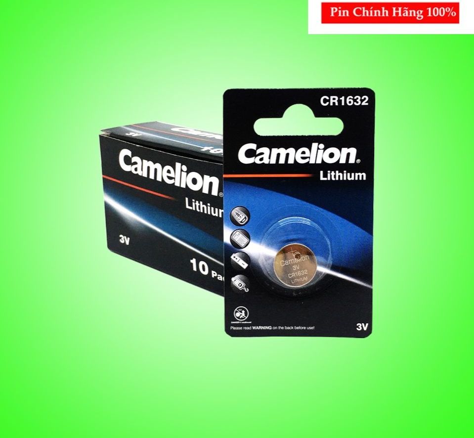 Pin CR1632 Camelion lithium 3V vỉ 1 viên dung lượng cao thay cảm biến áp suất lốp