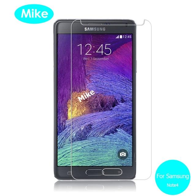 Kính Cường Lực Cho Samsung Galaxy Note 4 (Trong suốt) (Combo 3 chiếc)