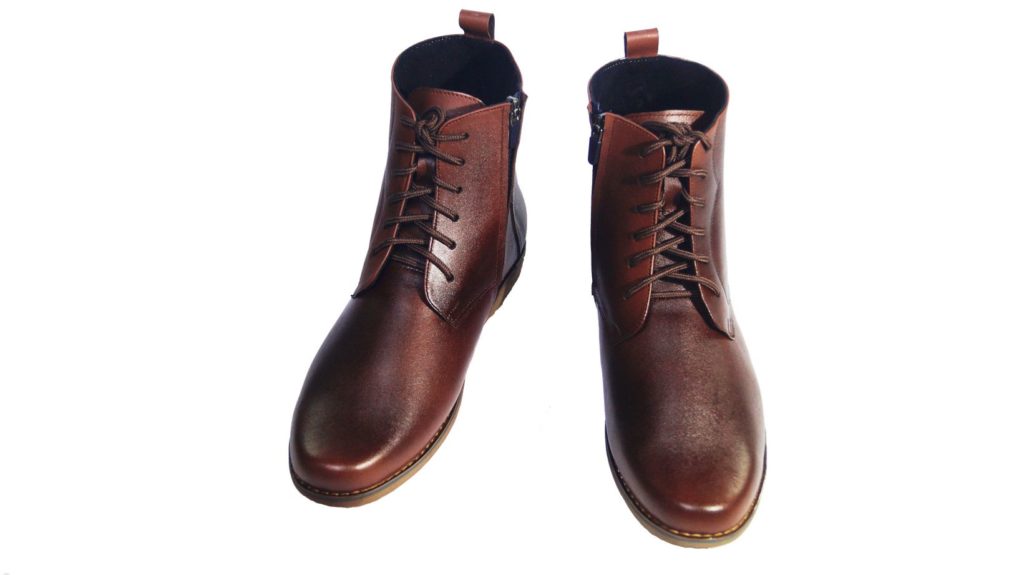 Giày boot nam cao cổ. da bò thật. bảo hành 12 tháng.ms: b147