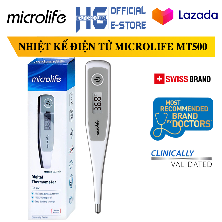 Nhiệt kế điện tử Microlife MT500 Chính Hãng - Healthcare Global