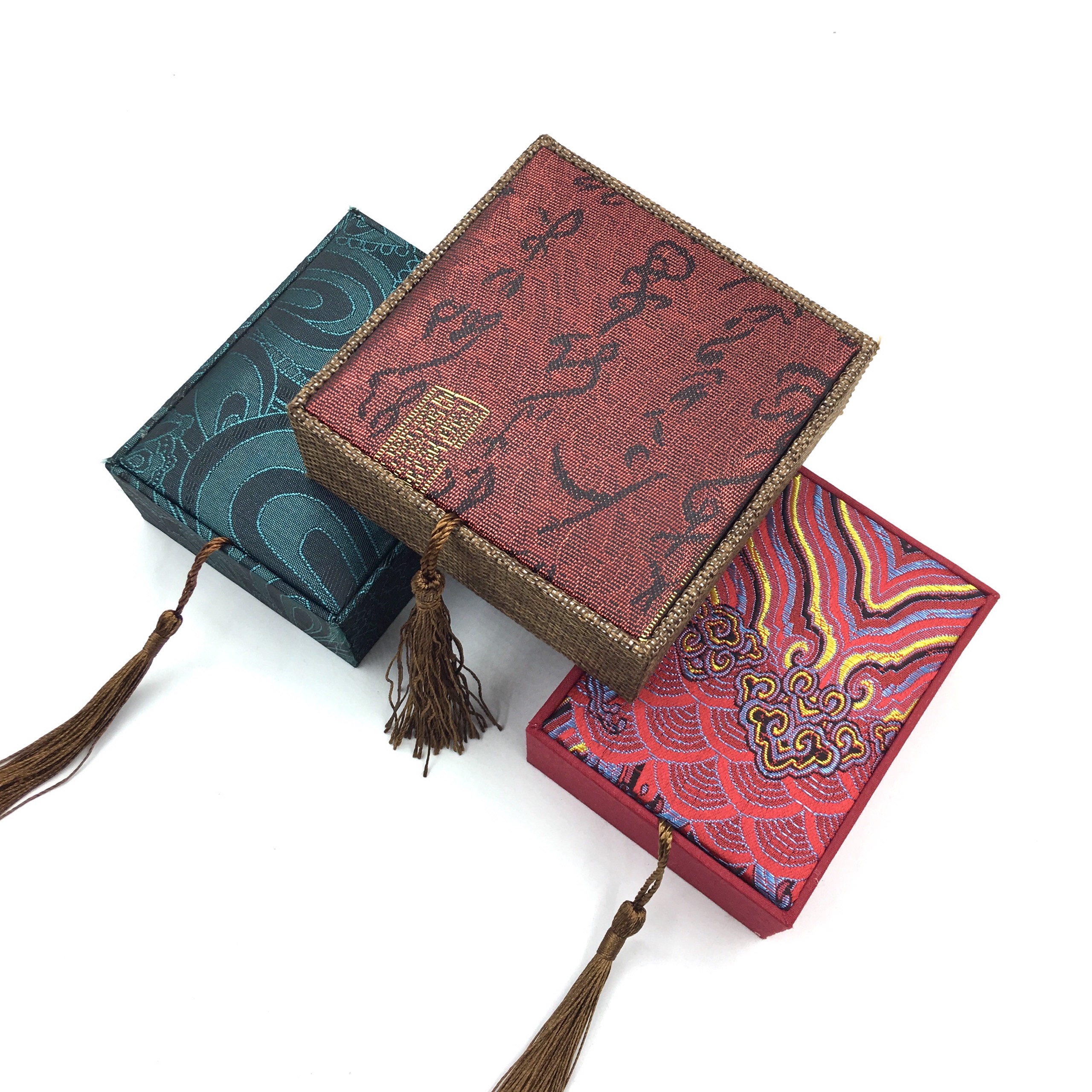 Hộp Gấm Đựng Vòng Tay Phong Thủy, Hộp Gấm Đựng Trang Sức. Hộp Đựng Vòng Tay làm quà tặng (Màu, Size ngẫu nhiên)