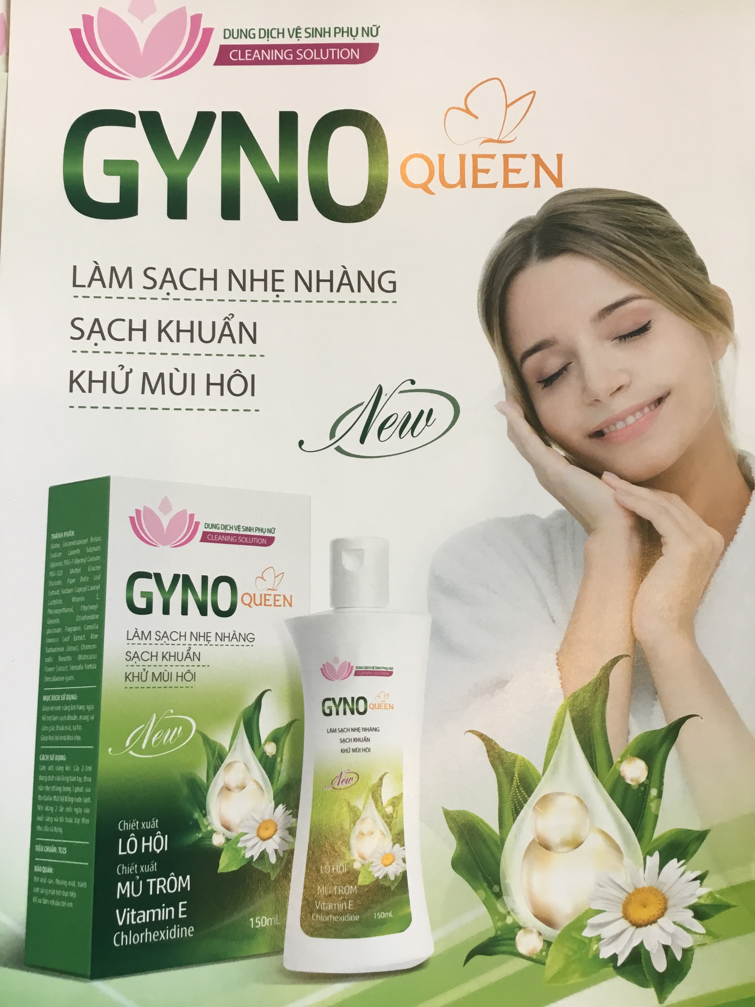 GYNO QUEEN Dung dịch vệ sinh phụ nữ êm dịu nhất bạn từng biết!