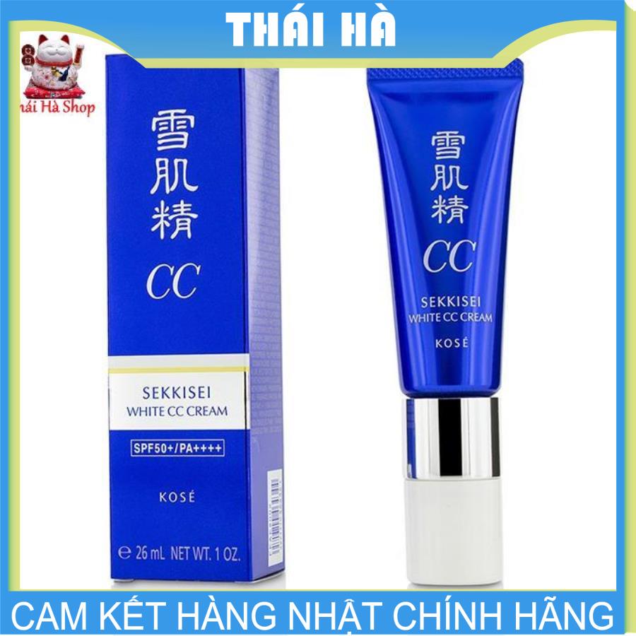 [HCM]Kem Trang Điểm Đa Năng Kose Sekkisei White CC Cream SPF50+/PA+++ Nhật Bản