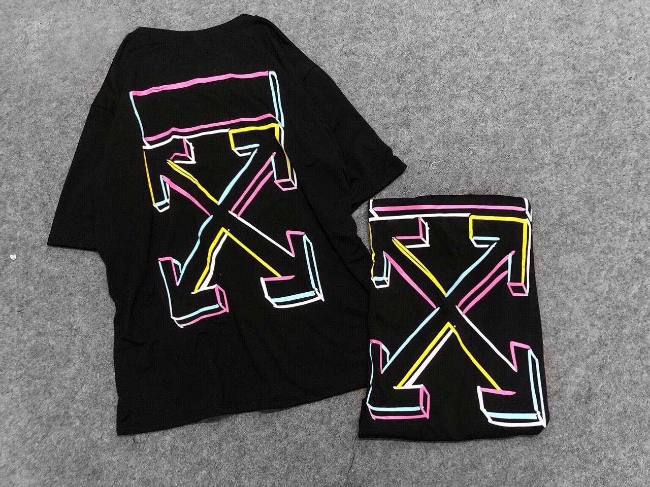 [HCM]Over Off-White 7 màu  Áo phông off white colorful  tee offwhite cầu vồng