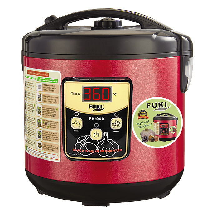 [HCM]Máy làm tỏi đen Fuki New FK-909 dòng cao cấp (đỏ mận)