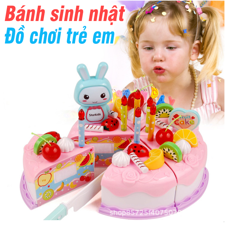 Đồ chơi trẻ em bộ ghép mô hình bánh sinh nhật