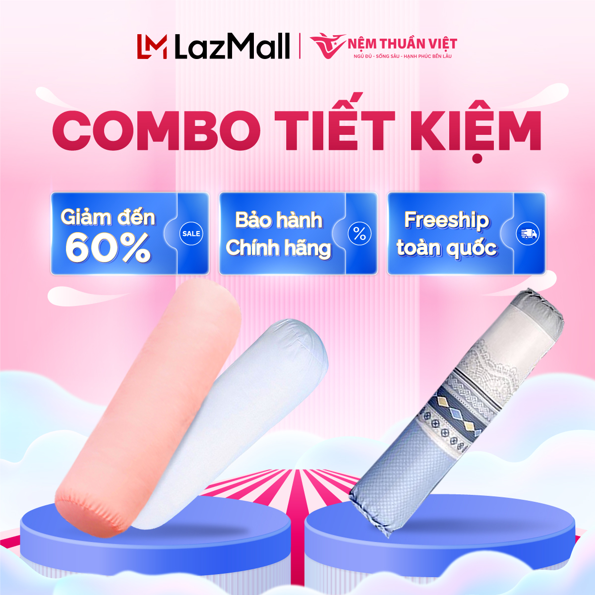 Gối ôm và vỏ gối ôm tencel - bộ đôi combo siêu tiết kiệm