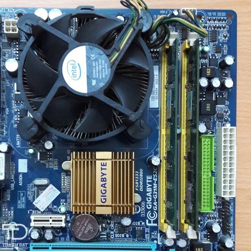 Combo main g31 + cpu 5700|7500 socket 775 + ram ddr2 4gb