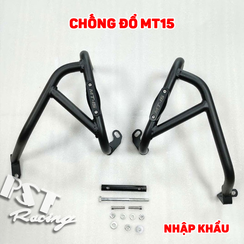 Chống đổ MT15 lắp đặt zin, chống đổ khung sườn Yamaha MT 15.