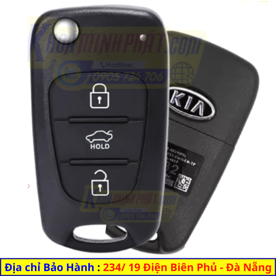 Vỏ chìa khóa xe kia forte, carens, morning, cerato v41