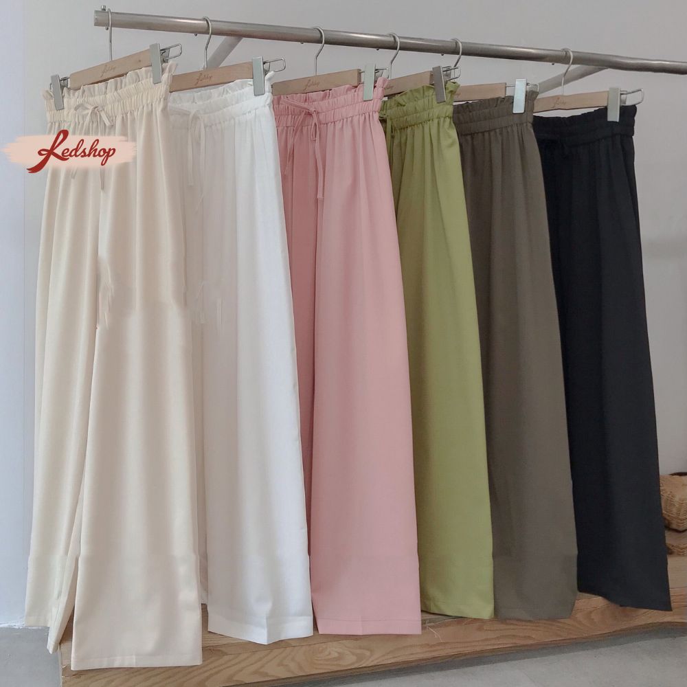 Quần ống rộng nữ cạp chun phong cách Hàn Quốc Red Shop - 29116
