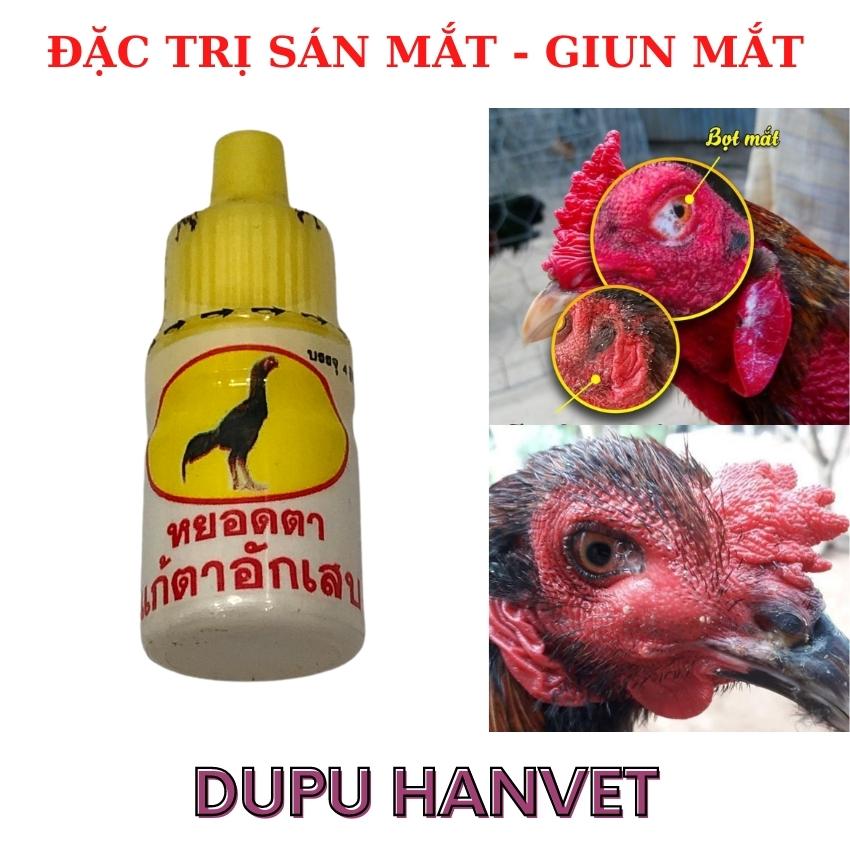 Nhỏ mắt vàng-lọ 5ml-chữa đau mắt,đỏ mắt,bọt mắt,vết thương vùng mắt cho gà đá.thuốc gà đá