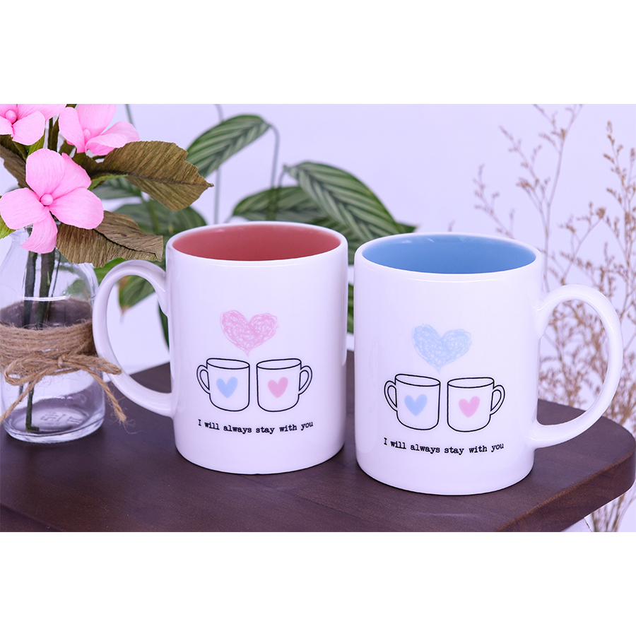 Ly sứ  in hình họa tiết Tea Amo  - Majest Tea 300ml MC001