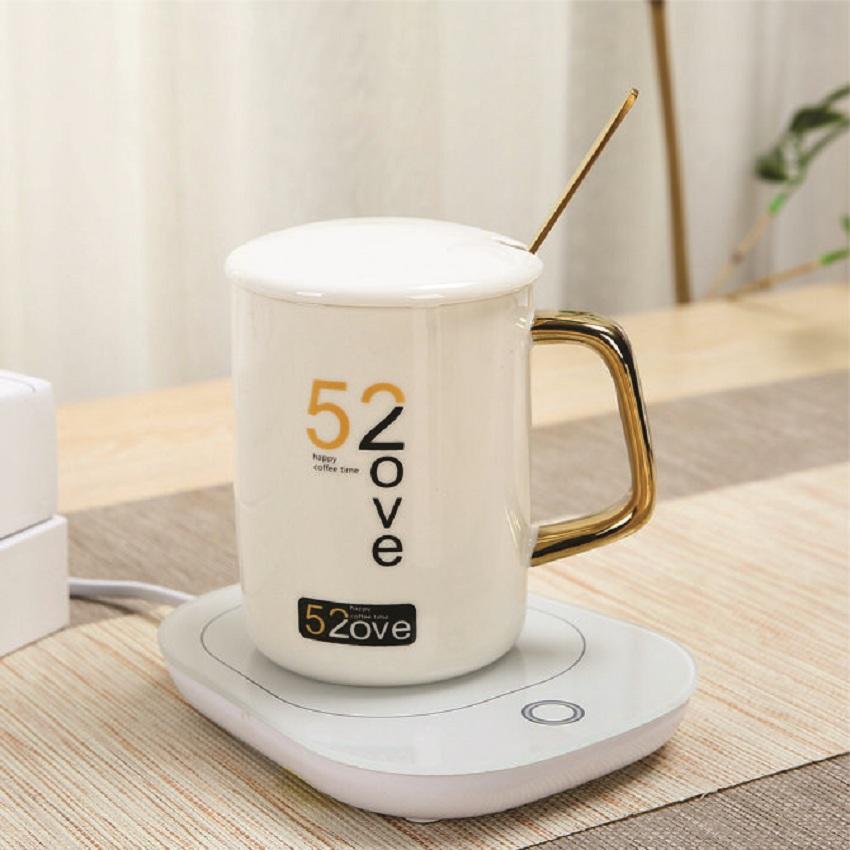 Ly sứ thìa váng cao cấp 52OVE 400ml ( Trắng, đen )