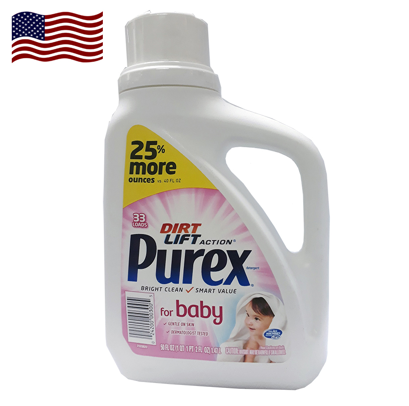 Nước giặt Purex Ultra Concentrate Baby 1.47Lít