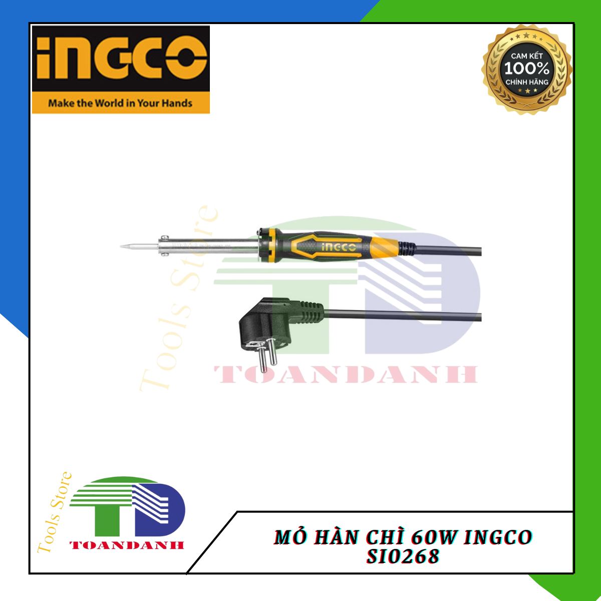 Mỏ hàn chì si0268 ingco