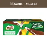 [FREESHIP TOÀN QUỐC] [Phiên bản ống hút 4 chiều] Sữa lúa mạch Nestlé MILO thùng 12 x 180ml (12x4x180ml)