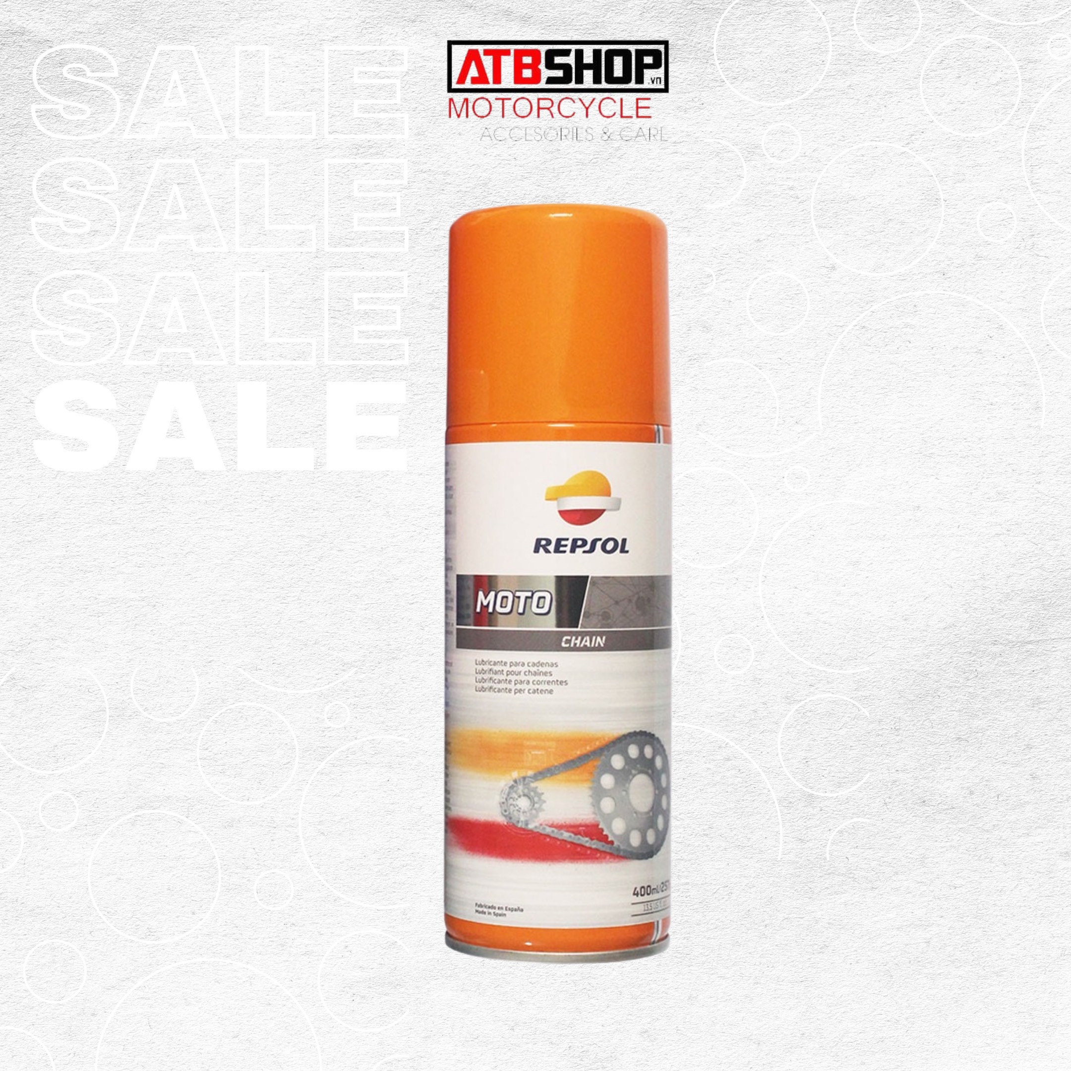 Dưỡng sên repsol moto chain lube / dung tích 400ml