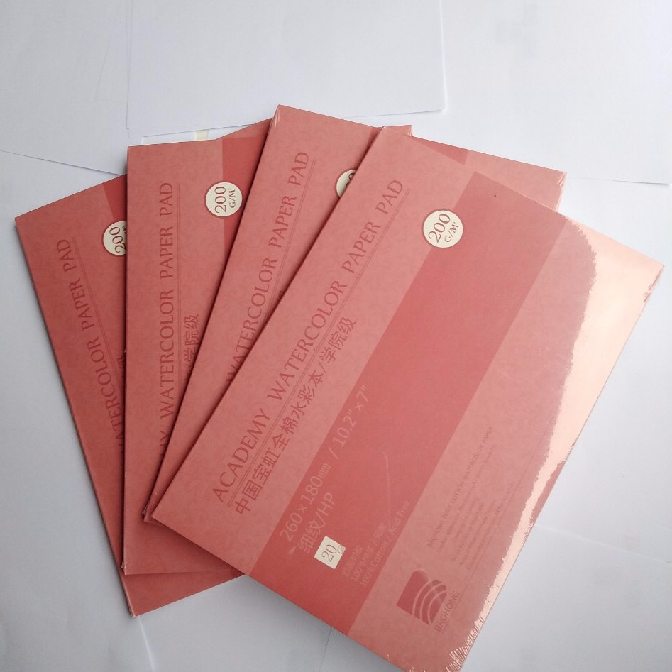 Sổ vẽ BaoHong Vân Hot 200gsm 100% cotton