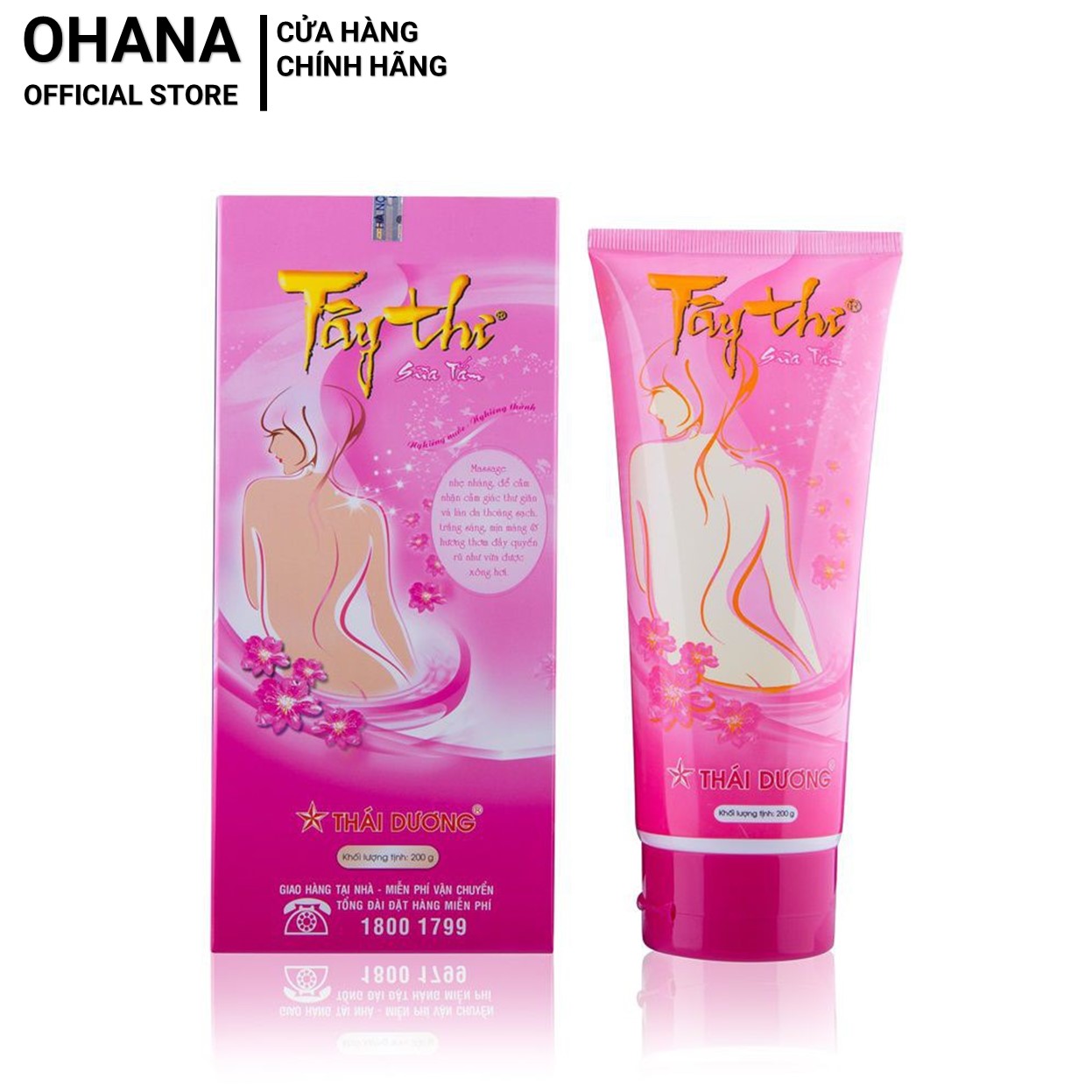 Sữa tắm giảm mụn tây thi sao thái dương 200g