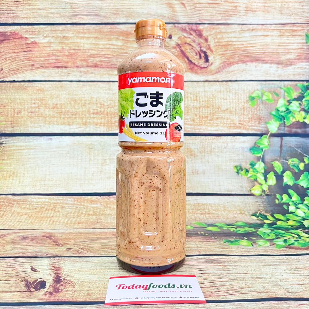 Nước Xốt Mè Rang YAMAMORI chai 1 Lít | Sốt chấm các loại rau, thịt và món chiên