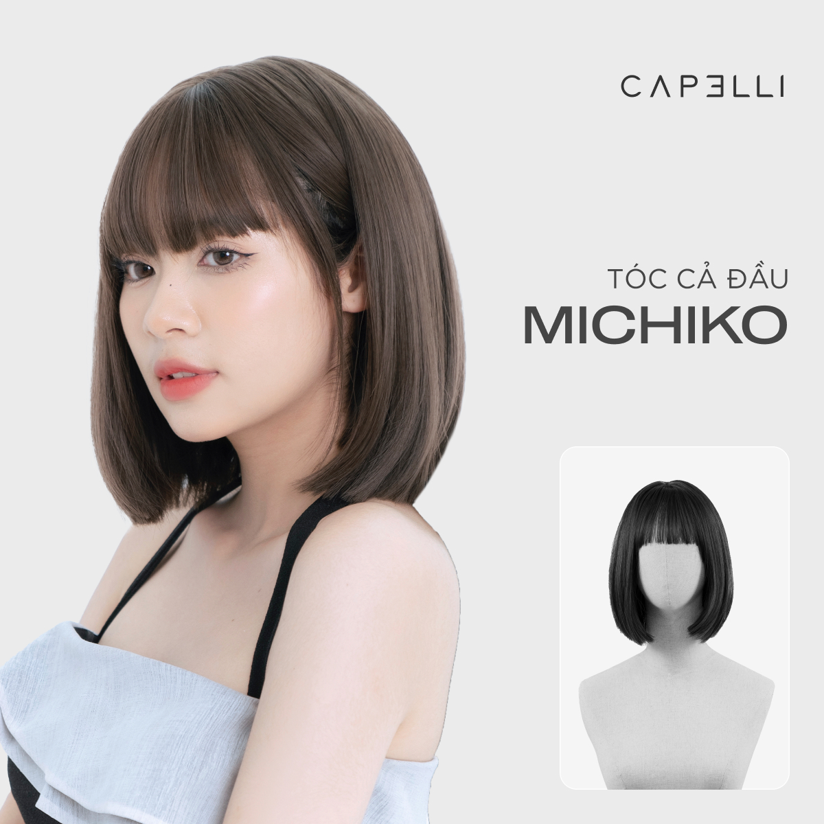 Tóc cả đầu capelli michiko wig