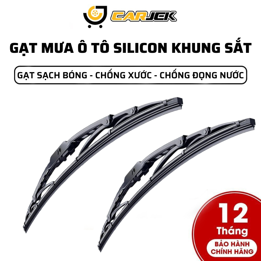 Gạt mưa ô tô silicon khung sắt Singopre đủ mọi kích thước cho tất cả các hãng xe