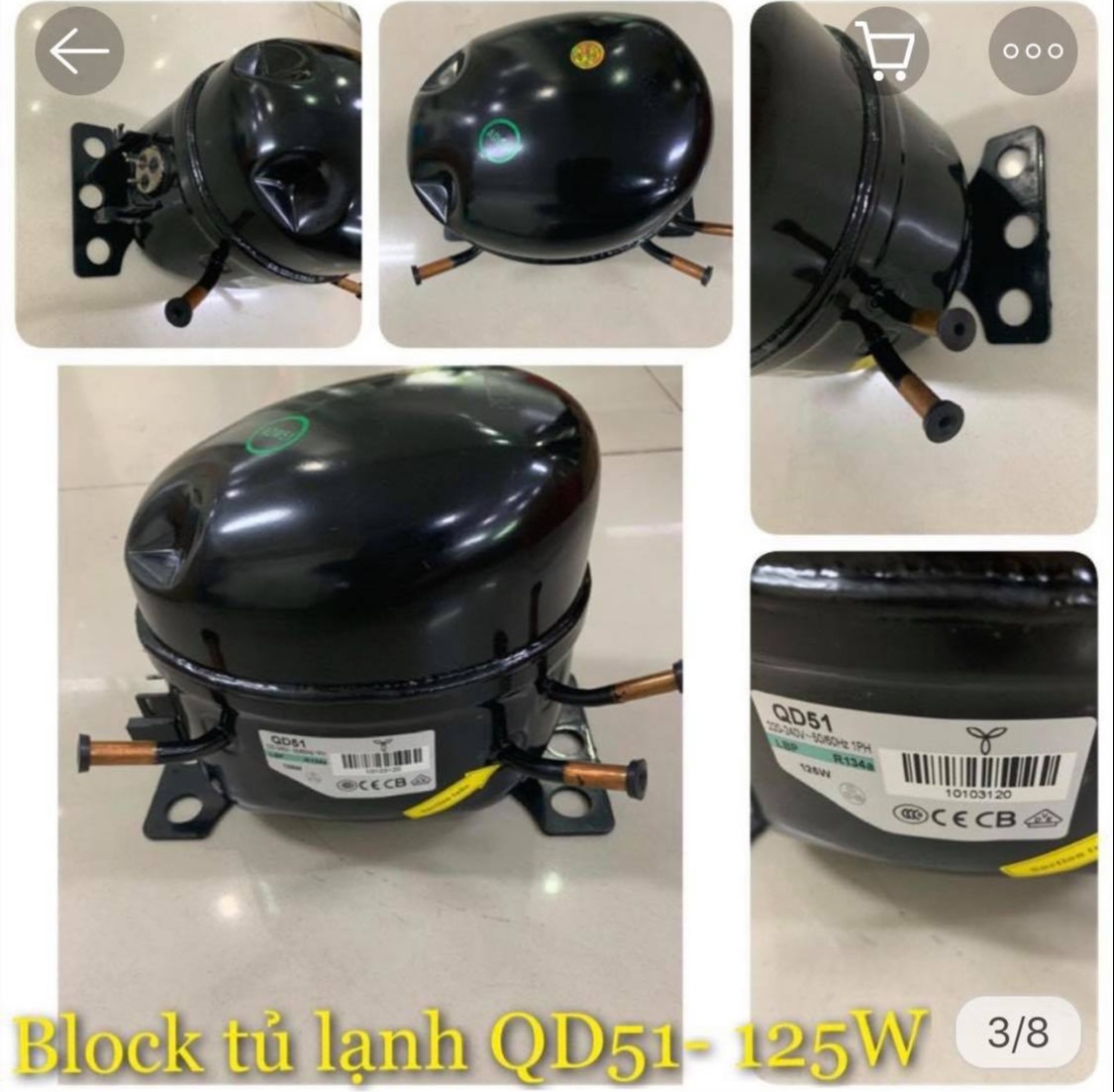 Block Tủ Lạnh QD51-125W(160L-180L)