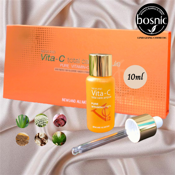 [Hộp lẻ] Serum Vita-C Total Care Ampule 10ml - Tinh Chất Làm Sáng Da, Ngăn Lão Hóa - Chính Hãng Hàn Quốc