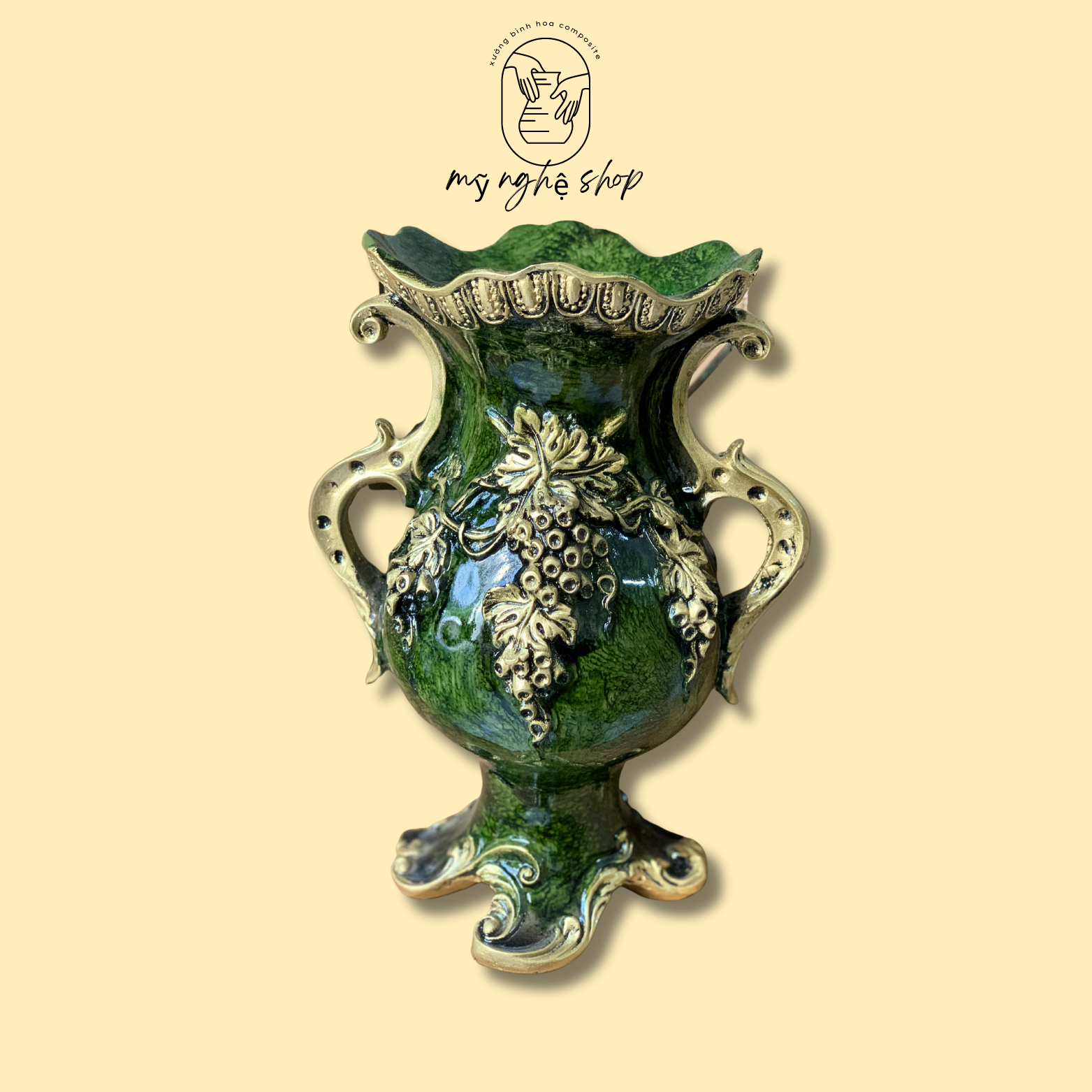Bình hoa composite mã bình cắm hoa, bình hoa decor, bình hoa chơi tết, bình hoa trang trí Mỹ nghệ shop bình hoa cao cấp