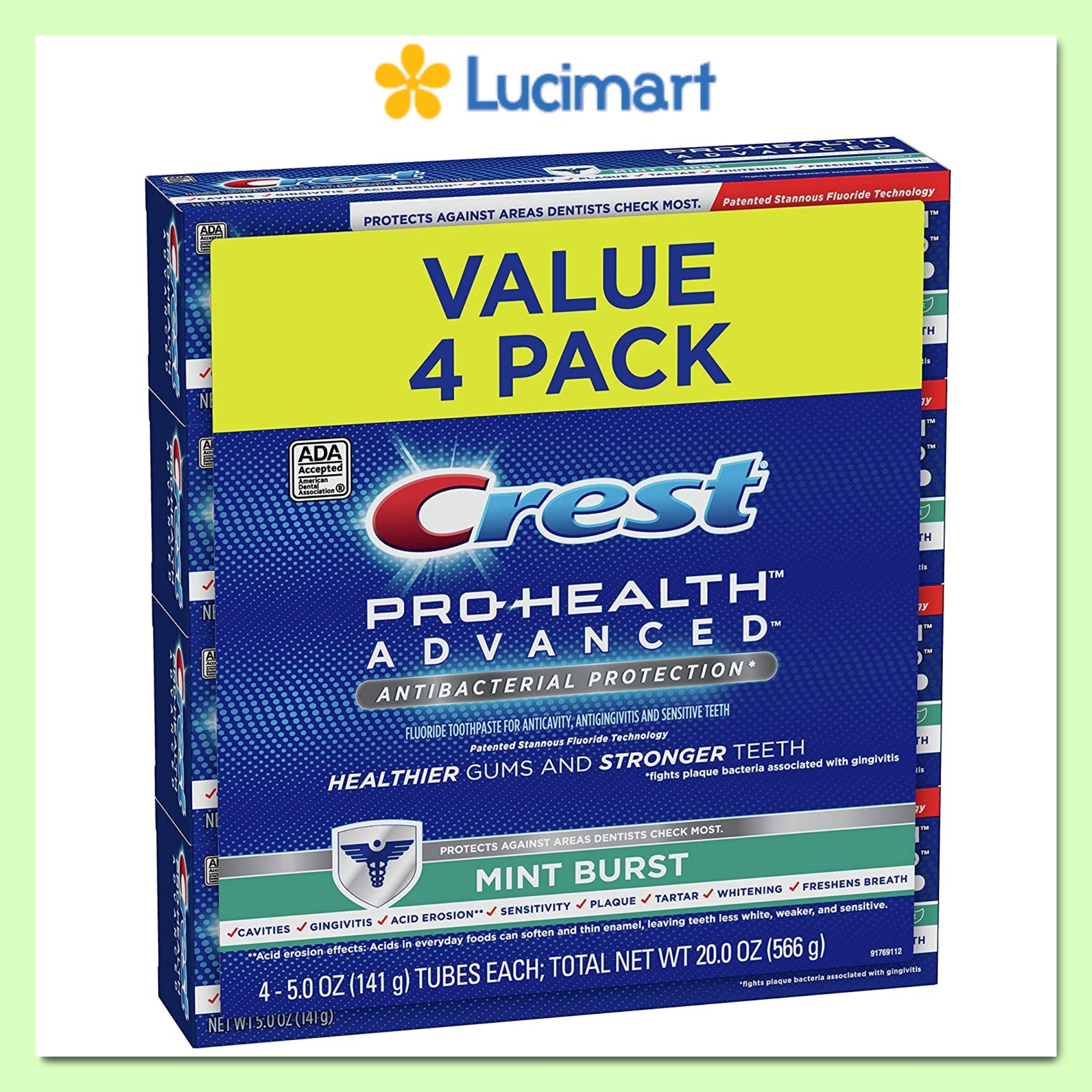 Kem đánh răng Crest Pro-Health Advanced [Hàng Mỹ]