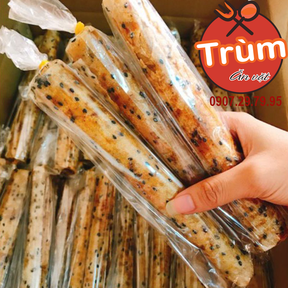 Bánh tráng cuộn mắm ruốc - Đặc sản Phan Rang - Trùm Ăn Vặt
