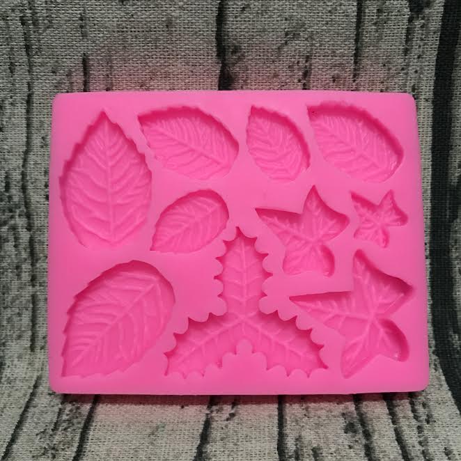 Khuôn silicon 3D 10 chiếc lá