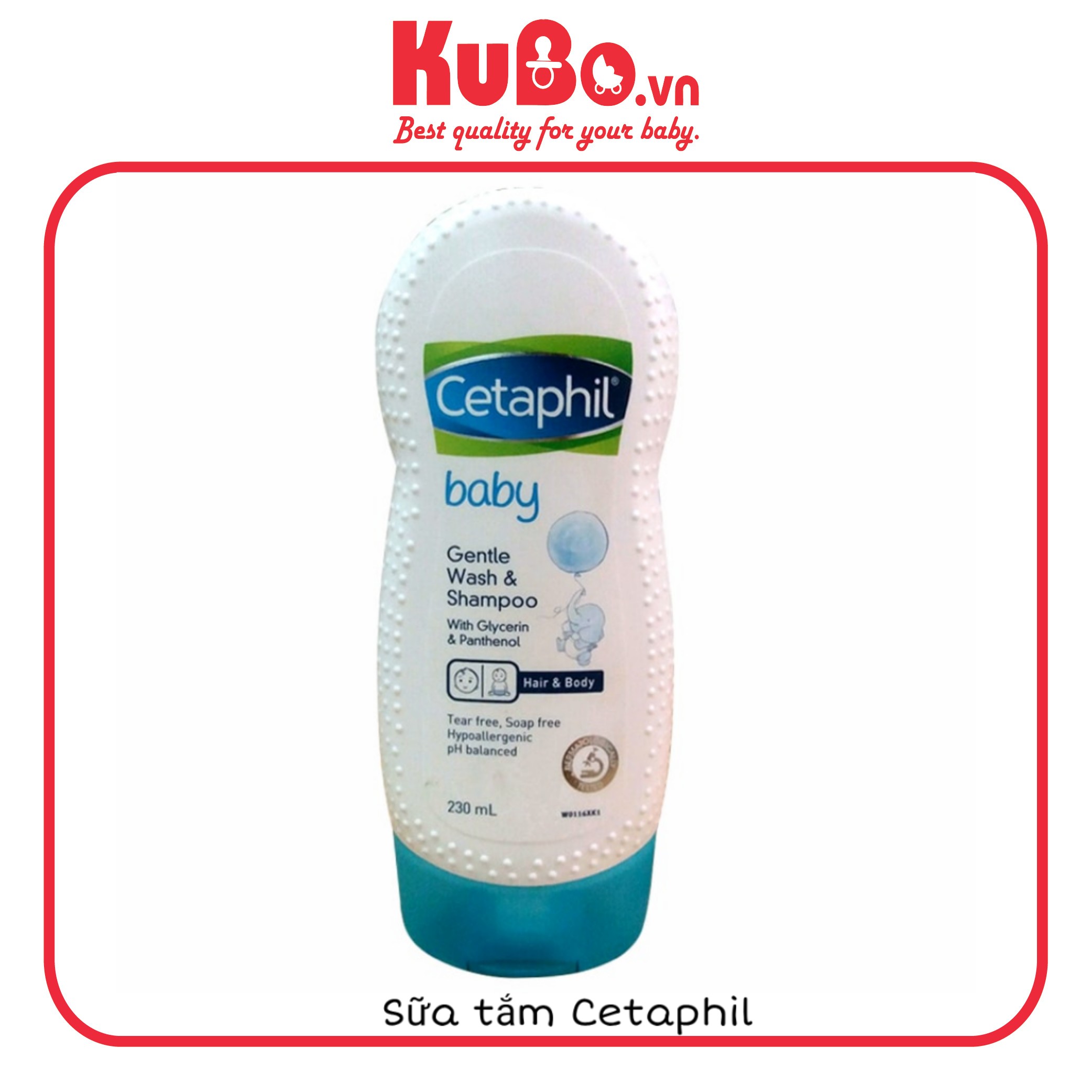 Sữa Tắm Gội Cetaphil Baby Gentle Wash & Shampoo 230ml