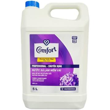 Nước xả comfort chuyên dụng làm mềm vải hương nước hoa bella can 5 lít