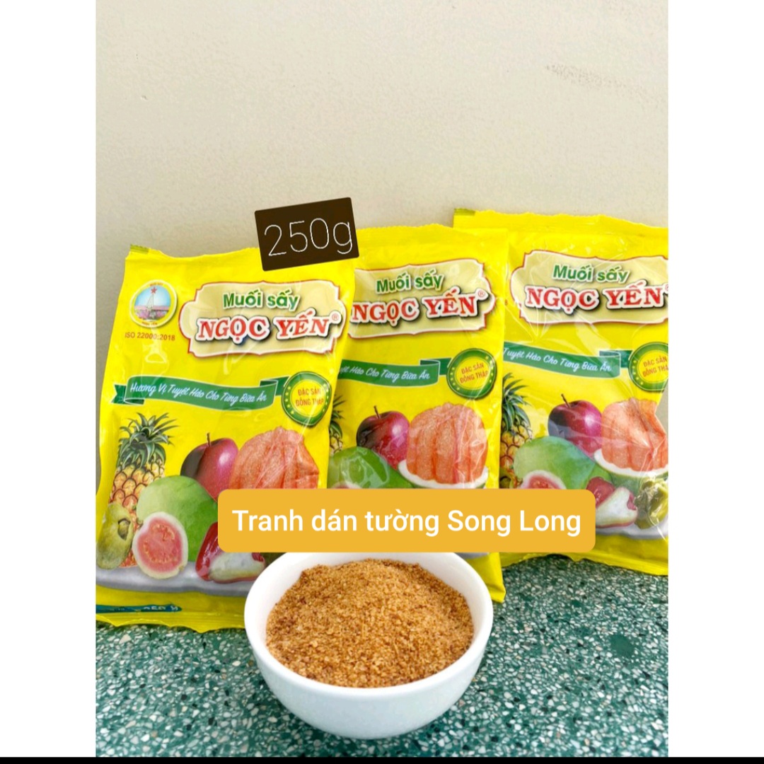 Muối Sấy Ngọc Yến 250 gram - GIA VỊ NÊM NẾM CHO BỮA ĂN NGON - MUỐI SẤY ĐẶC SẢN ĐỒNG THÁP -Muối ớt chấm