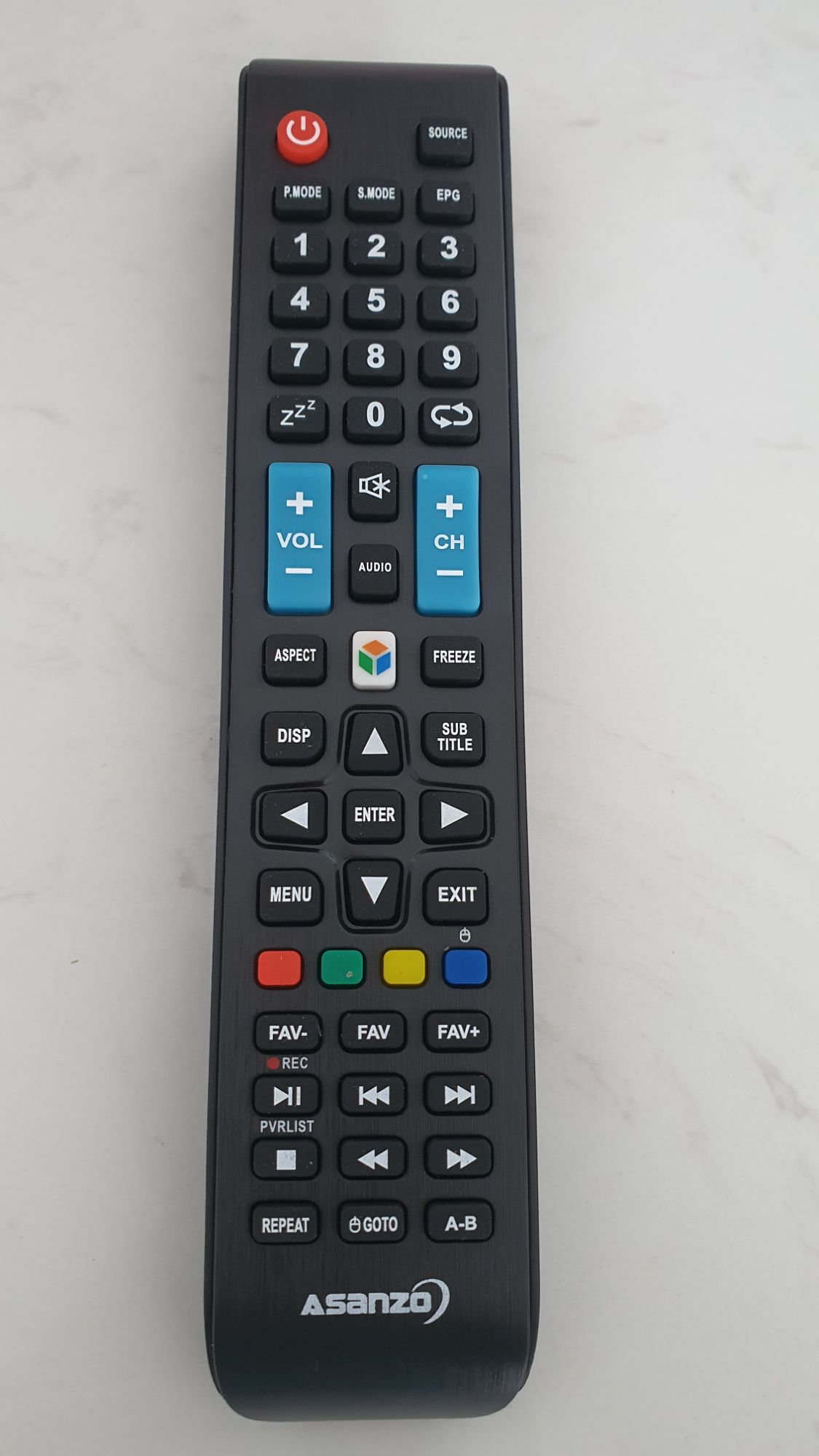 Remote điều khiển tivi asanzo hàng zin chính hãng