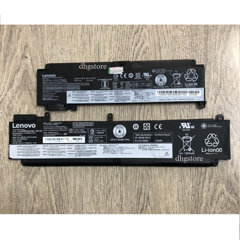 Pin - laptop lenovo thinkpad t460s t470s