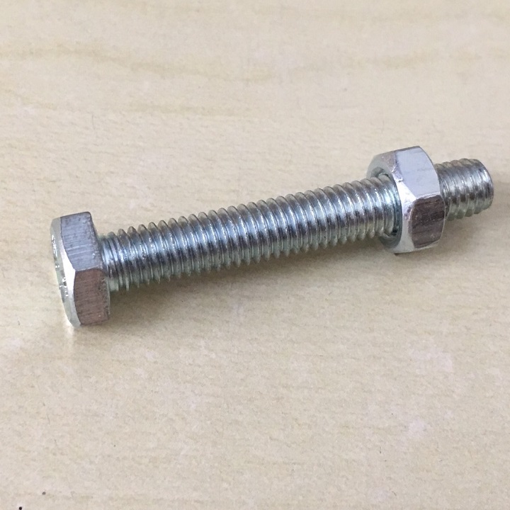 50 BỘ -  M6x40mm BULONG LỤC GIÁC - BULON 6LI