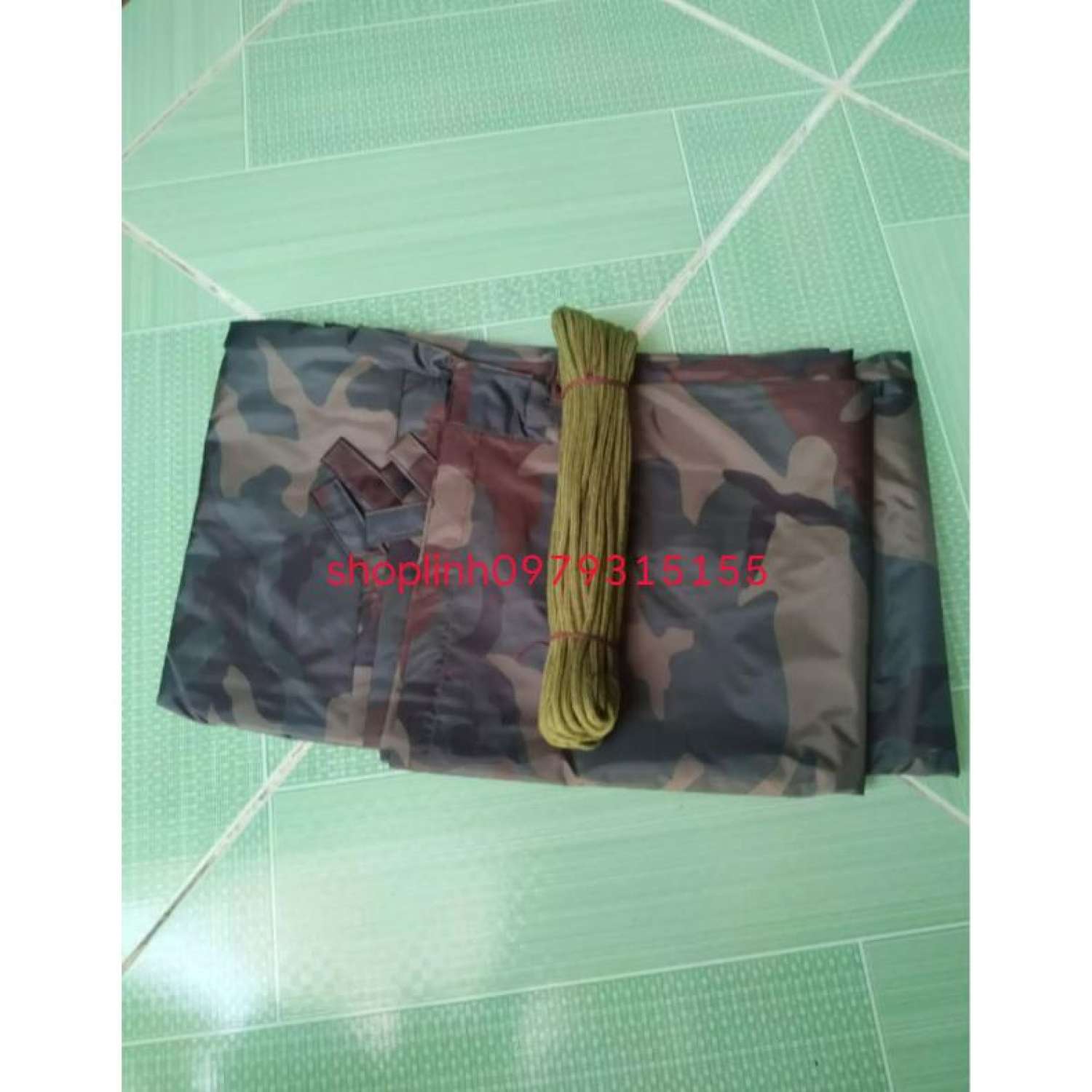 Tấm tăng che võng, dựng lều / cuộn dây 16m