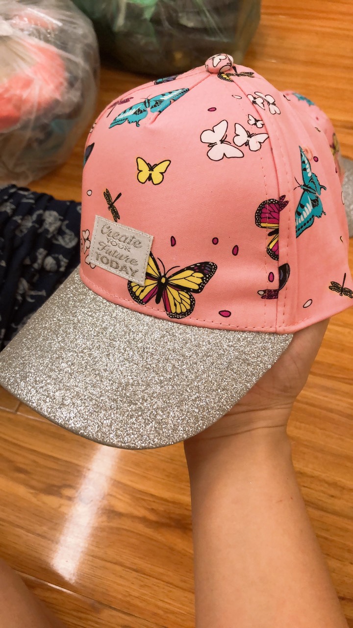 Mũ lưỡi trai xuất dư xịn bé gái size 2y-4y