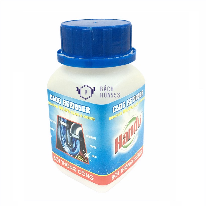 Bột thông cống cực mạnh Hando 280g - Bột thông cống - Thông tắc cống - Thông tắc bồn rửa mặt KL914