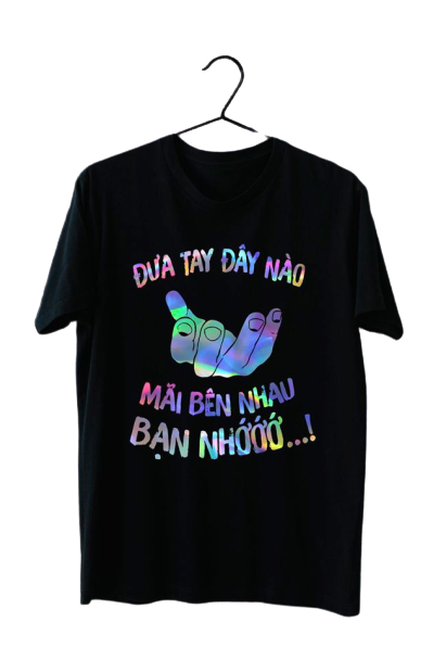 Áo phản quang bảy màu, áo phản quang Mãi bên nhau bạn nhớ. Áo thun nam nữ, quần kaki, quần nữ, sét bộ mặc ở nhà, áo thun tay dài, quần jean ống rộng - THE THY