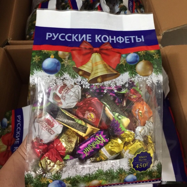 KẸO MIX 8 VỊ HÀNG NGA - 450g