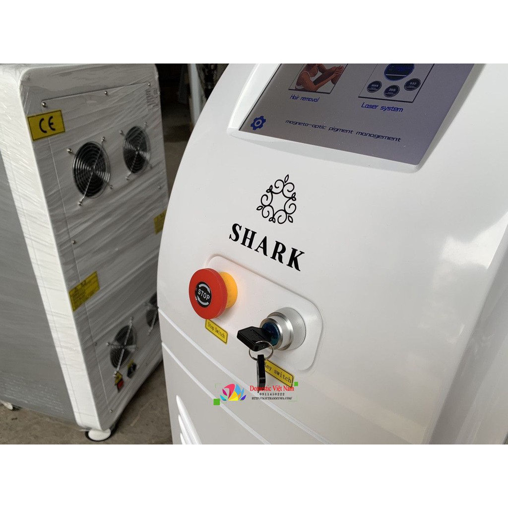 Siêu phẩm máy triệt lông lazer shark 2020 2in1