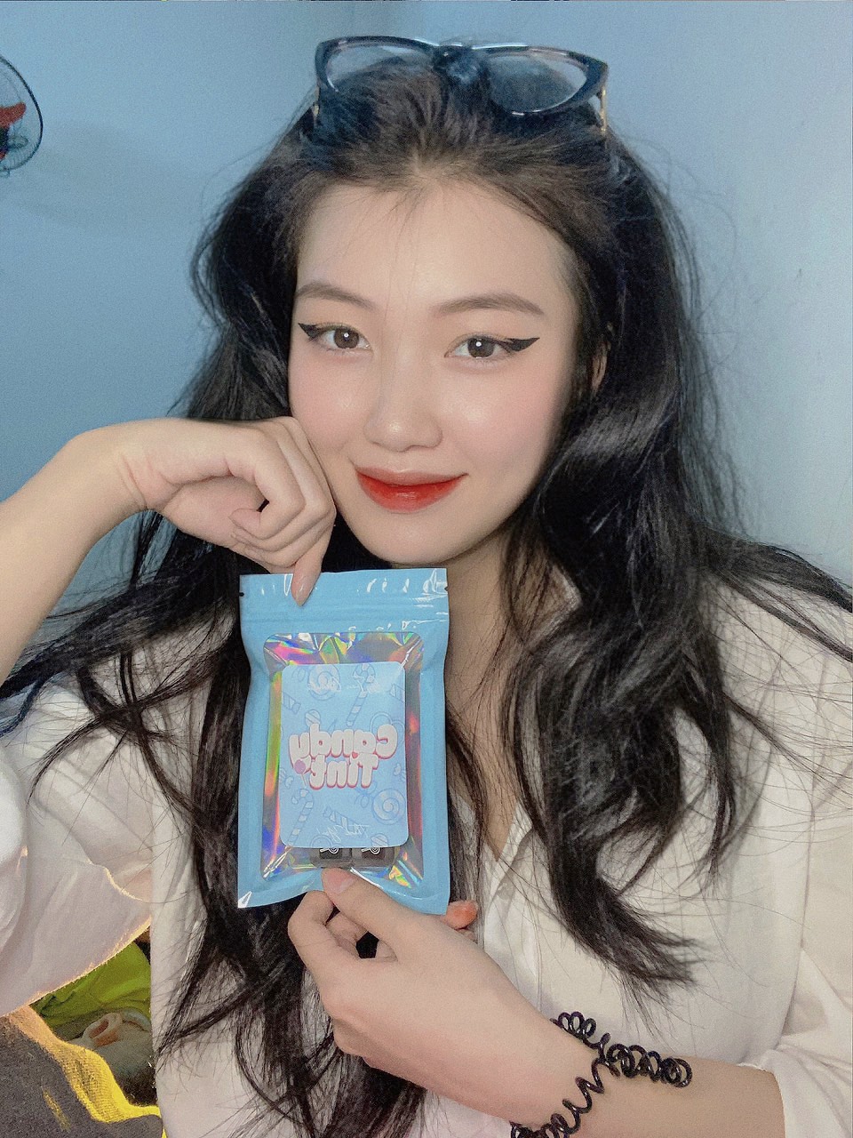 Set 3 thỏi son candy tint gy trần son lì màu xinh